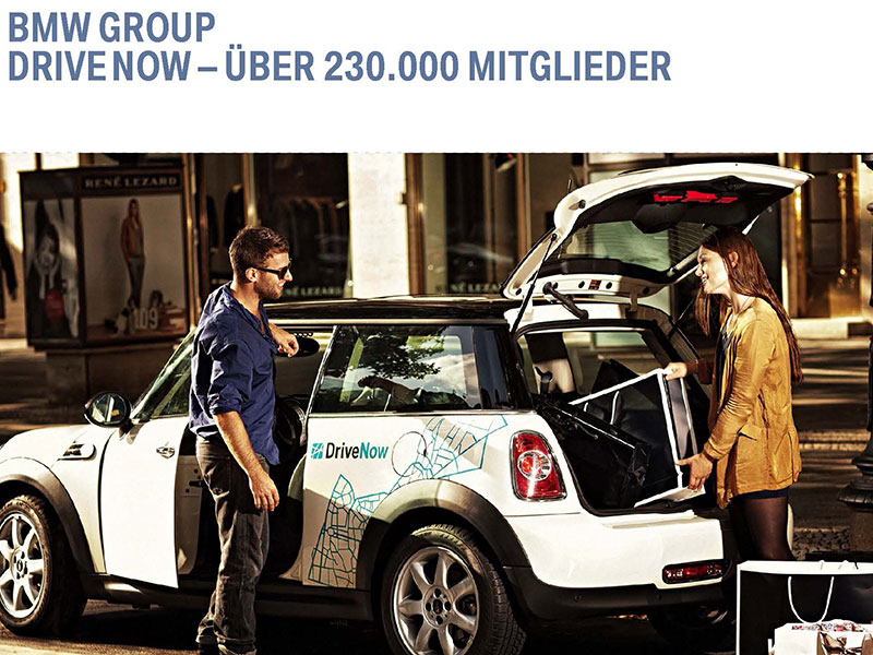 BMW BPK 2014: Drive Now - ber 230.000 Mitglieder