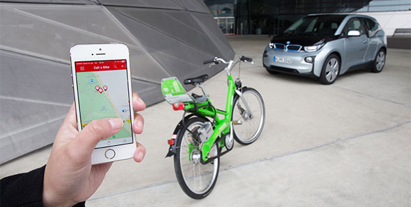 Integration von 'Call a Bike' in die BMW i Remote App
