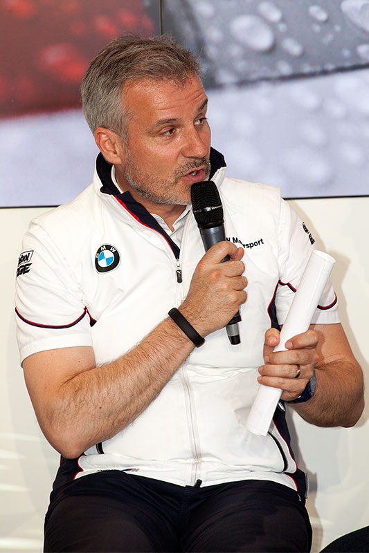 BMW Motorsport Direktor Jens Marquardt in der BMW Guest Hospitality nach dem Rennen am Hockenheimring