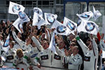 das RMG-Team freut sich über den Sieg von Marco Wittmann beim DTM-Rennen am Hockenheimring