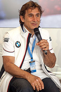 BMW Motorsport, Alessandro Zanardi (IT) BMW Werksfahrer und Markenbotschafter zu Gast beim DTM-Rennen am Hockenheimring 2014