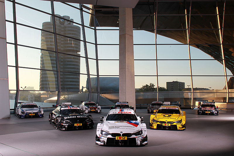 Spektakulre Prsentation des BMW Motorsport Programms 2014 in der BMW Welt.