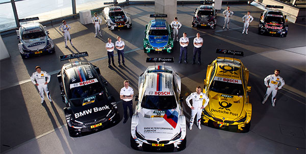 Spektakuläre Präsentation des BMW Motorsport Programms 2014 in der BMW Welt.