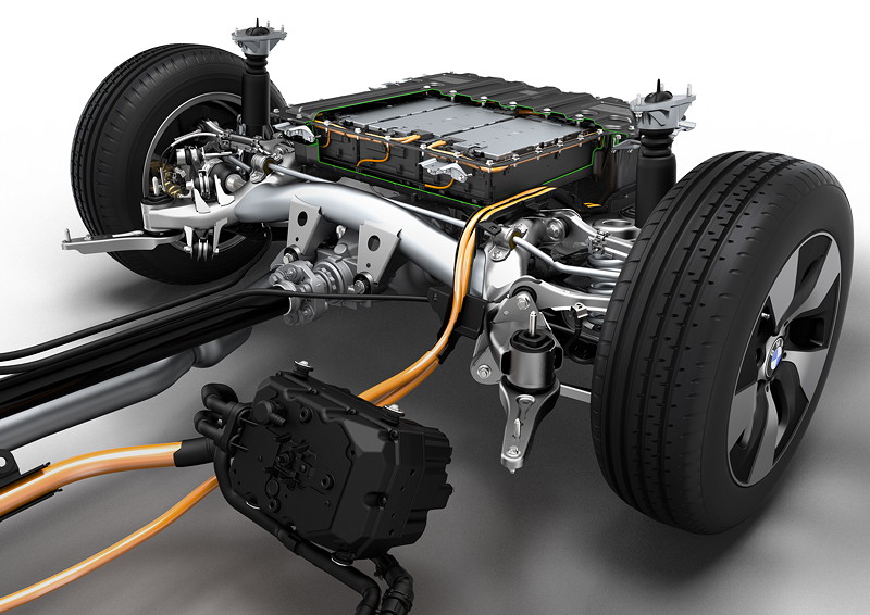 BMW 3er Plug-in Hybrid Prototyp: Antriebsstrang