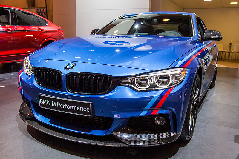 BMW 435i (F32) mit BMW M Performance Komponenten auf der Essen Motor Show 2014