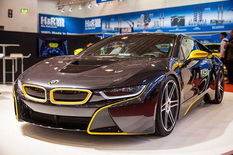 Manhart MHi8 auf Basis BMW i8, mit Manhart Vollfolierung mit Steinschlagschutz