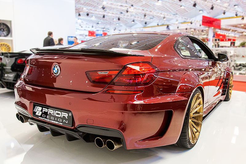 BMW M6 mit PD6XX Heckklappenspoiler und Widebody Hecksto�stange von Prior-Design