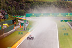 Formel 1 Qualifying auf feuchter Strecke in Spa-Francorchamps