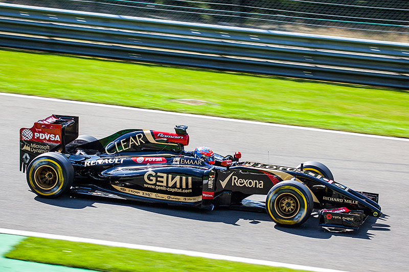 F1 Grand Prix Spa 2014: Romain Grosjean, Lotus F1 Team, Motor: Renault
