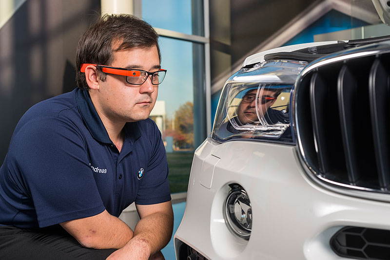 Werk Spartanburg testet Datenbrille zur Qualittssicherung in der Produktion