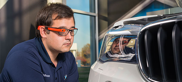 Werk Spartanburg testet Datenbrille zur Qualit&auml;tssicherung in der Produktion