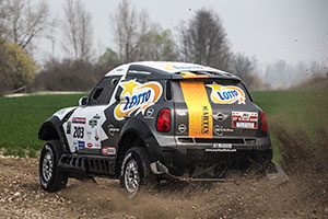 Italian Baja (IT), 16. Mrz 2014. X-raid Team, Martin Kaczmarski, in seinem MINI ALL4 Racing #203.