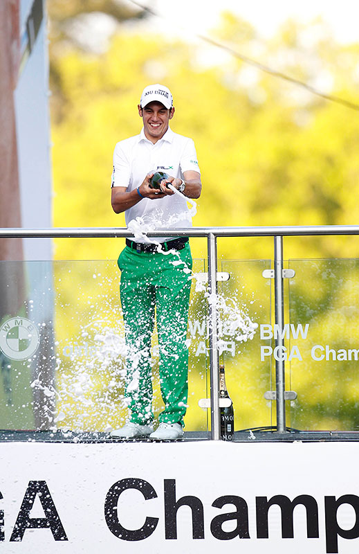 Matteo Manassero (Italien), Sieger der BMW PGA Championship 2013 - Wentworth Club, Virginia Water, Surrey, England.