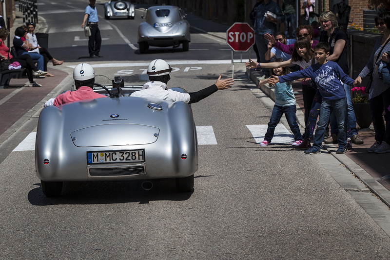 BMW 328 auf der Mille Miglia 2014