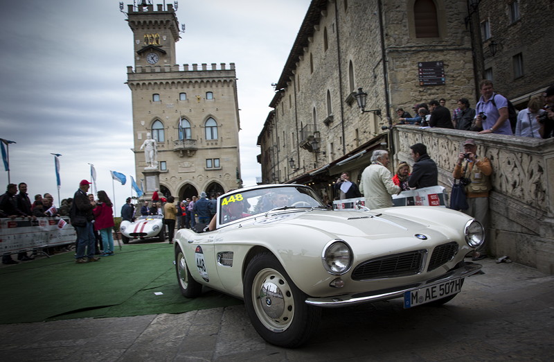 BMW 507 auf der Mille Miglia 2014