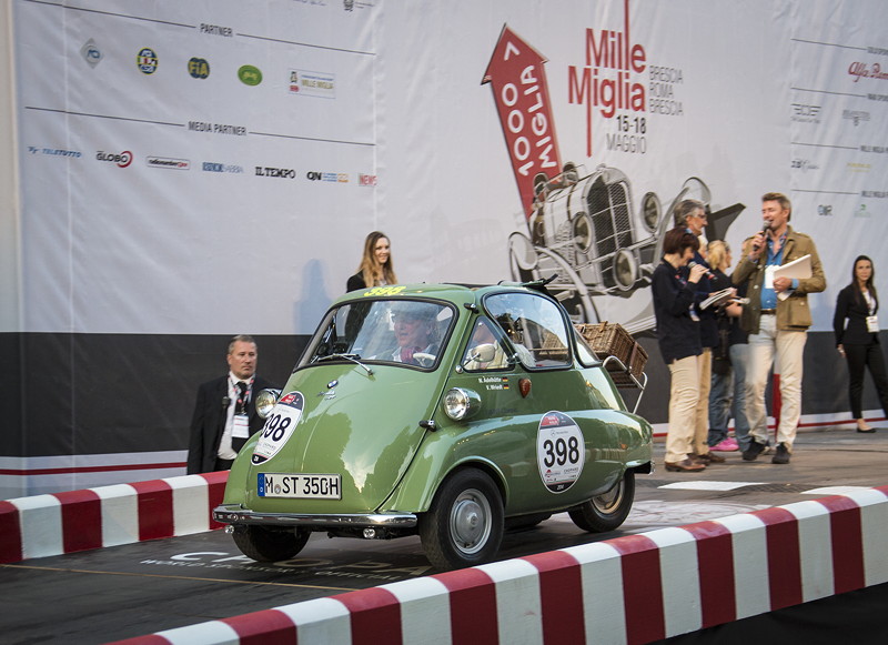 BMW Isetta auf der Mille Miglia 2014
