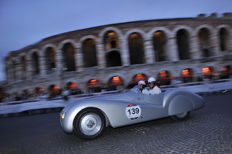 BMW 328 auf der Mille Miglia 2014