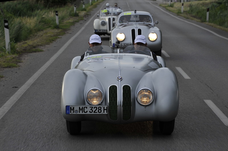 BMW 328 auf der Mille Miglia 2014