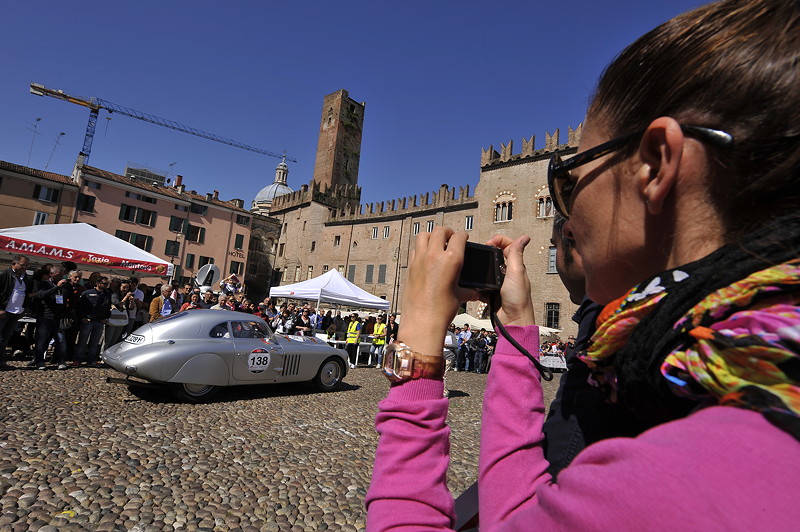 BMW 328 auf der Mille Miglia 2014