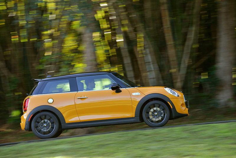 MINI Cooper S (F56) in Volcanic Orange on location in Puerto Rico