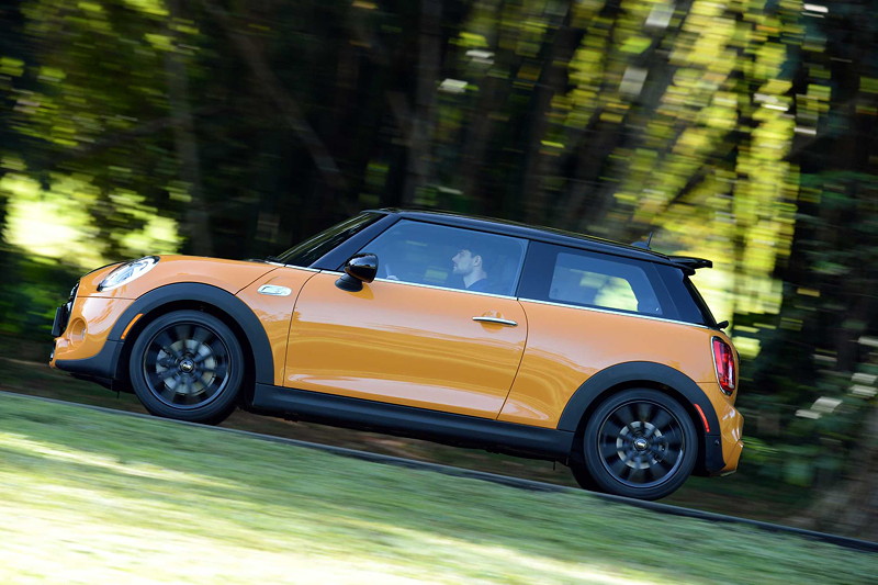 MINI Cooper S (F56) in Volcanic Orange on location in Puerto Rico