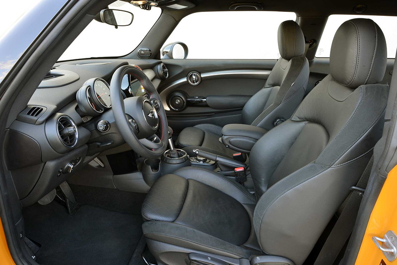 MINI Cooper S (F56) in Volcanic Orange on location in Puerto Rico