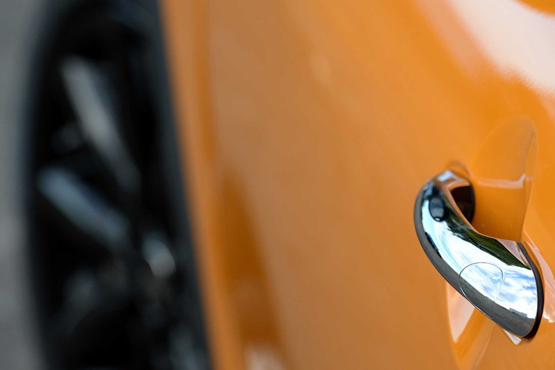 MINI Cooper S (F56) in Volcanic Orange on location in Puerto Rico