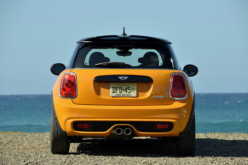 MINI Cooper S (F56) in Volcanic Orange on location in Puerto Rico