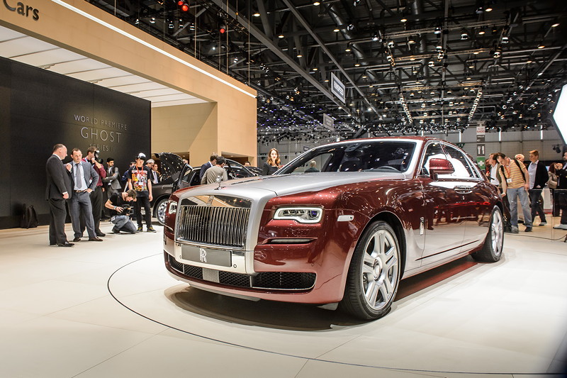 Rolls-Royce Ghost Series II, Weltpremiere auf dem Genfer Automobilsalon 2014