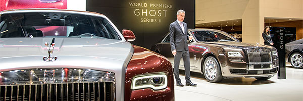 orsten Müller-Ötvös, CEO von Rolls-Royce Motor Cars, Genfer Automobil Salon 2014