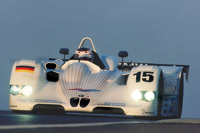 Die BMW Group Classic auf der Techno Classica 2014. BMW V12 LMR 1999.