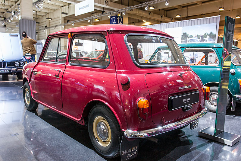 Morris Mini-Minor (Mk I), entwickelt von Sir Alec Issigonis und 1959 erstmals vorgestellt