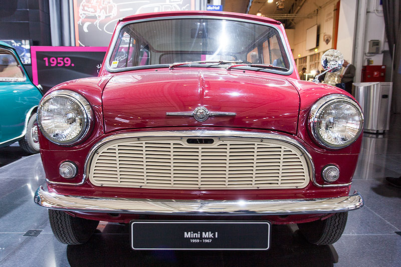 Morris Mini-Minor (Mk I), Nr. 222 der im Jahr 1959 angelaufenen Produktion