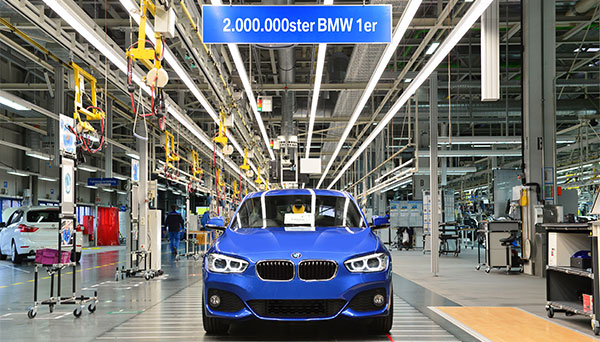 Der 2.000.000ste BMW 1er im BMW Werk Regensburg