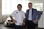 Alex Zanardi (IT), BMW Werksfahrer (links) mit BMW Motorsport Direktor Jens Marquardt