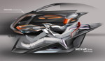 BMW 3.0 CSL Hommage R, Designskizze