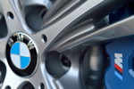 Die neue BMW 3er Limousine. Modell M Sport Line. Bremssattel mit M Logo.