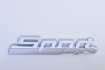 Der neue BMW 320d Touring EfficientDynamics Edition. Modell Sport Line. Typschild.