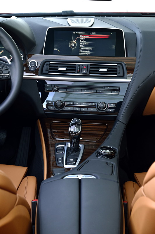 BMW 650i Cabrio, Facelift 2015, Modell F12, Mittelkonsole
