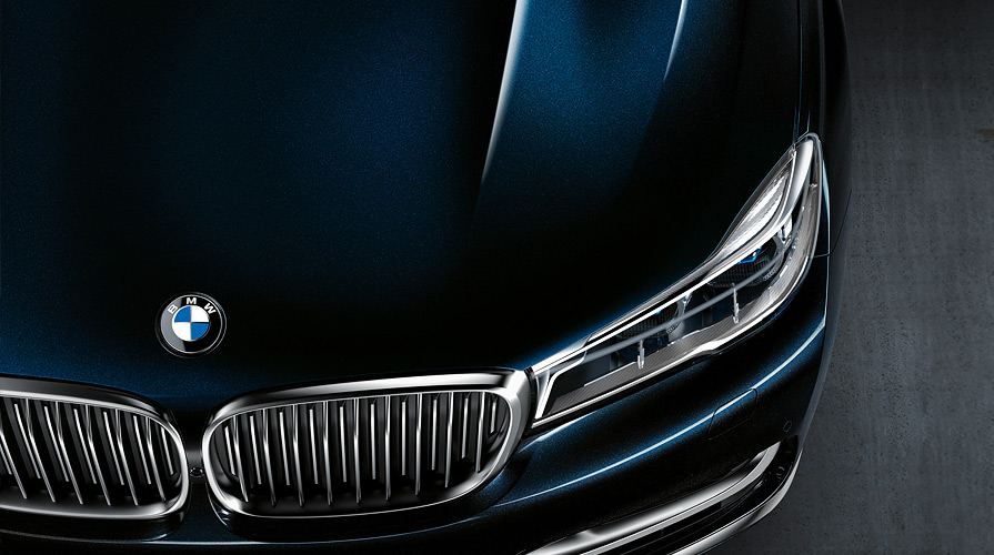 BMW 7er Individual Farbe: Azuritschwarz metallic