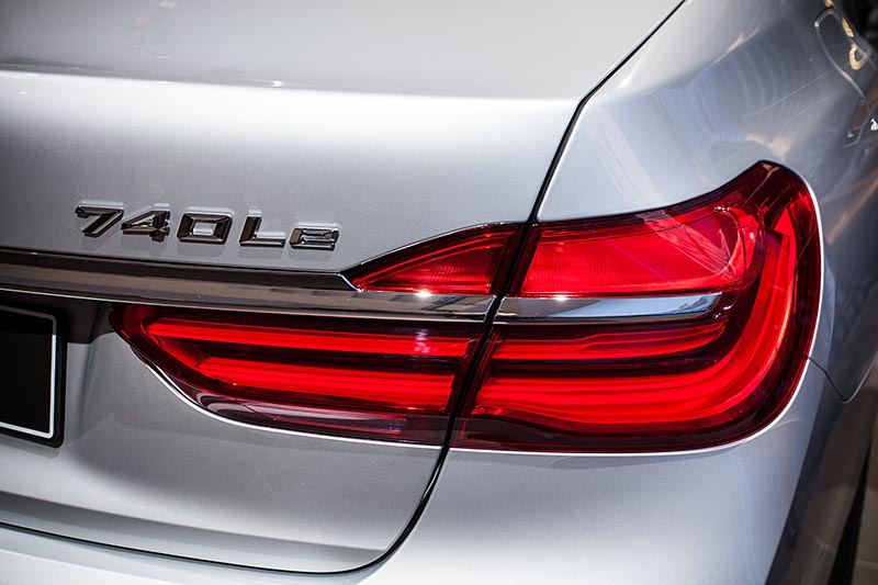 BMW 740Le, Typbezeichnung auf der Heckklappe