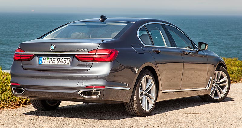 BMW 730d (G11) an der Atlantikkste von Portugal in Porto