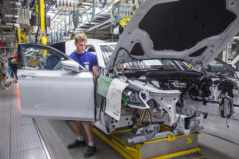 BMW 7er Produktion im Werk Dingolfing, Fahrzeugmontage