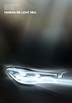 Deutschlandkampagne neuer BMW 7er: 'Der Anspruch von Morgen'. Titelgatefolder BMW Laserlicht, Seite 1