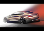 BMW Sedan Compact Sedan, Designskizze