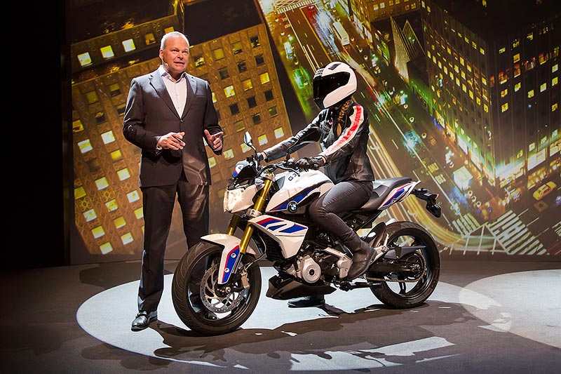 Weltpremiere der BMW G 301 R am 11.11.15 in M�nchen
