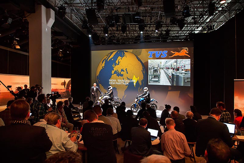 Weltpremiere der BMW G 301 R am 11.11.15 in M�nchen