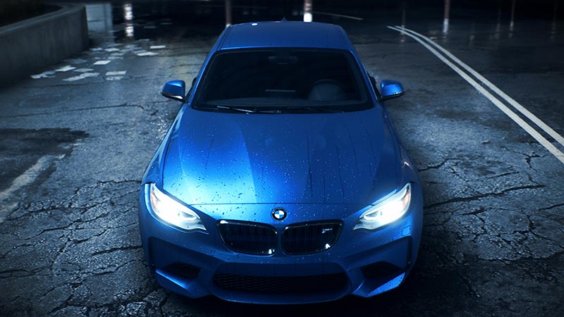 Das neue BMW M2 Coup im jngsten Teil der Rennspielserie Need for Speed.