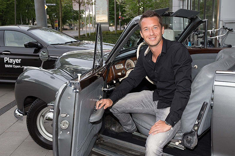 27. April 2015 - BMW Open by FWU AG in M�nchen: BMW Classic Corso und '100 Jahre Abend', Philipp Kohlschreiber.