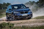 BMW X1 xDrive25i, Modell Sport Line, Mediterranblau